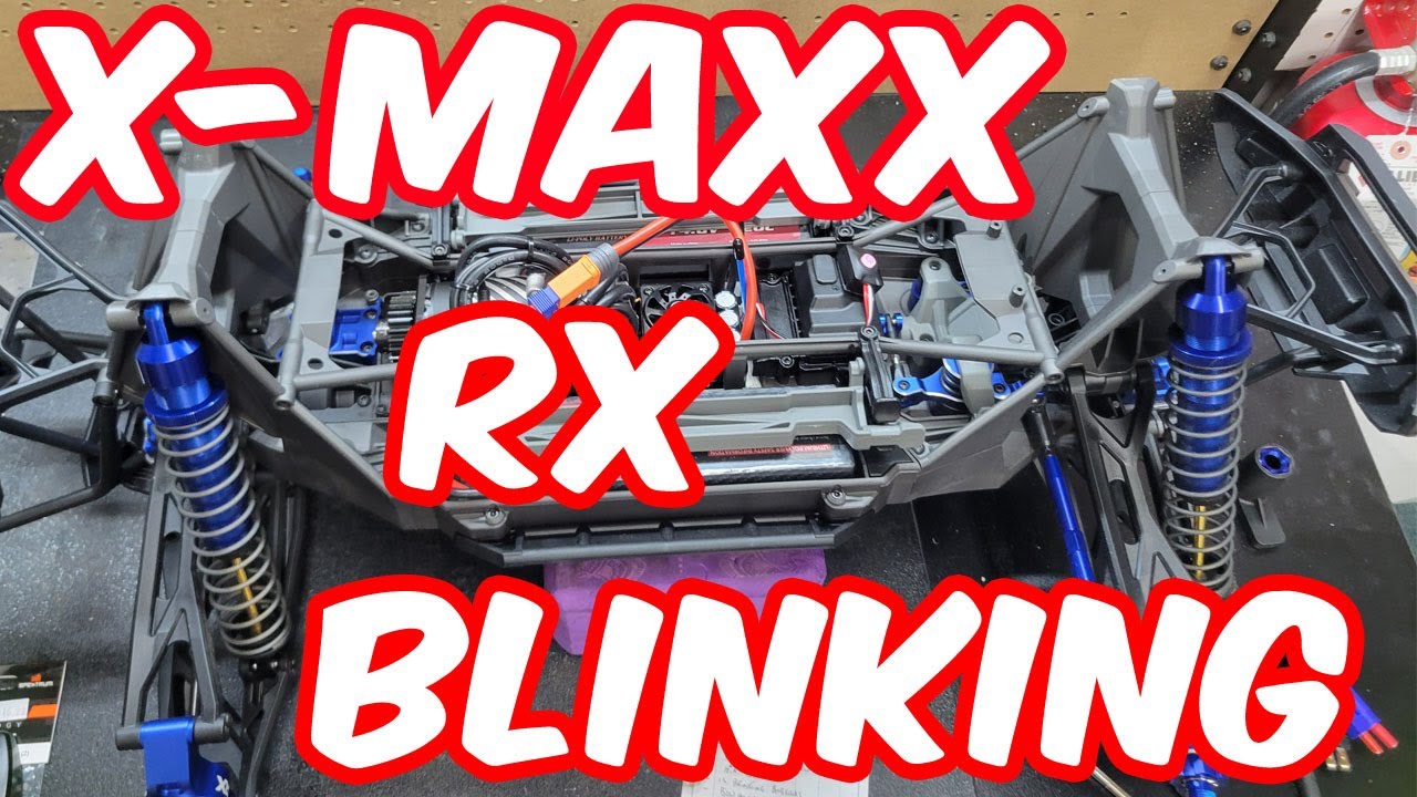 Traxxas X-Maxx — мигающий красный индикатор приёмника — решение