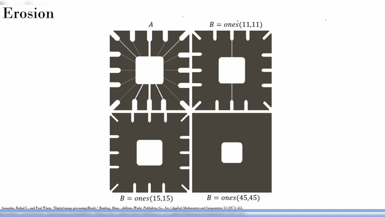 Morphological Image Processing