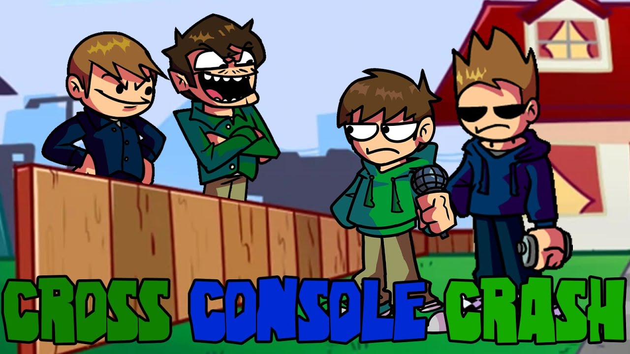 fnf cross console crash but Edd,Tom,Eduarudo,Jon sing it!(Eddsworld cover)