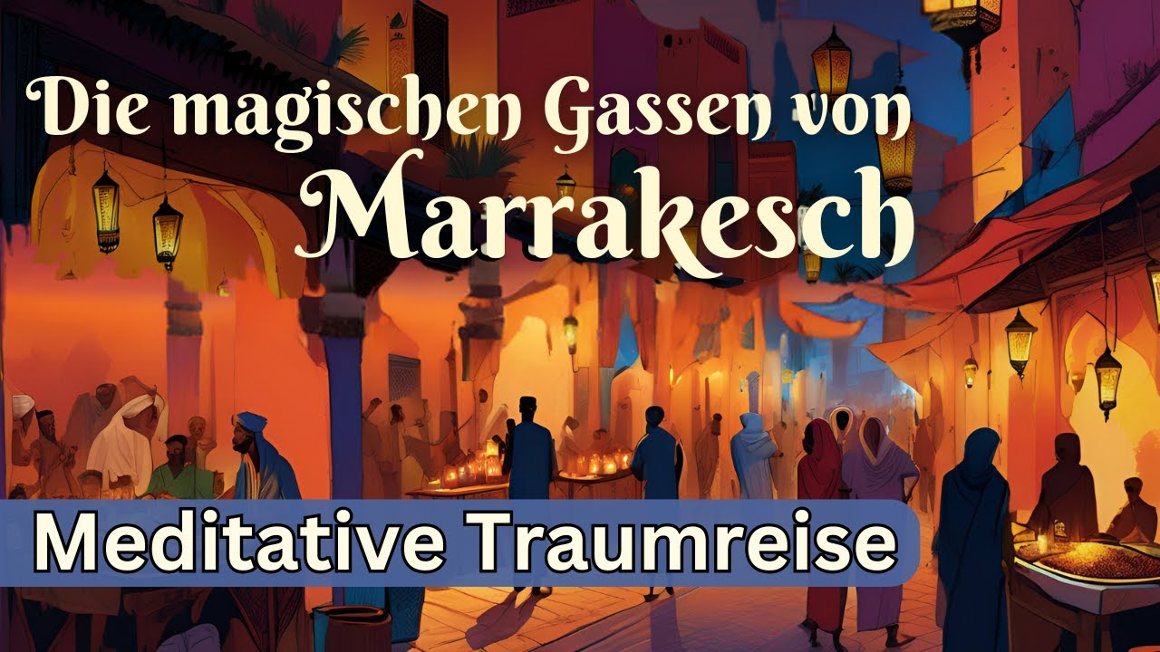 Schlafen in 30 Minuten | Eine magische Reise durch Marrakeschs Gassen