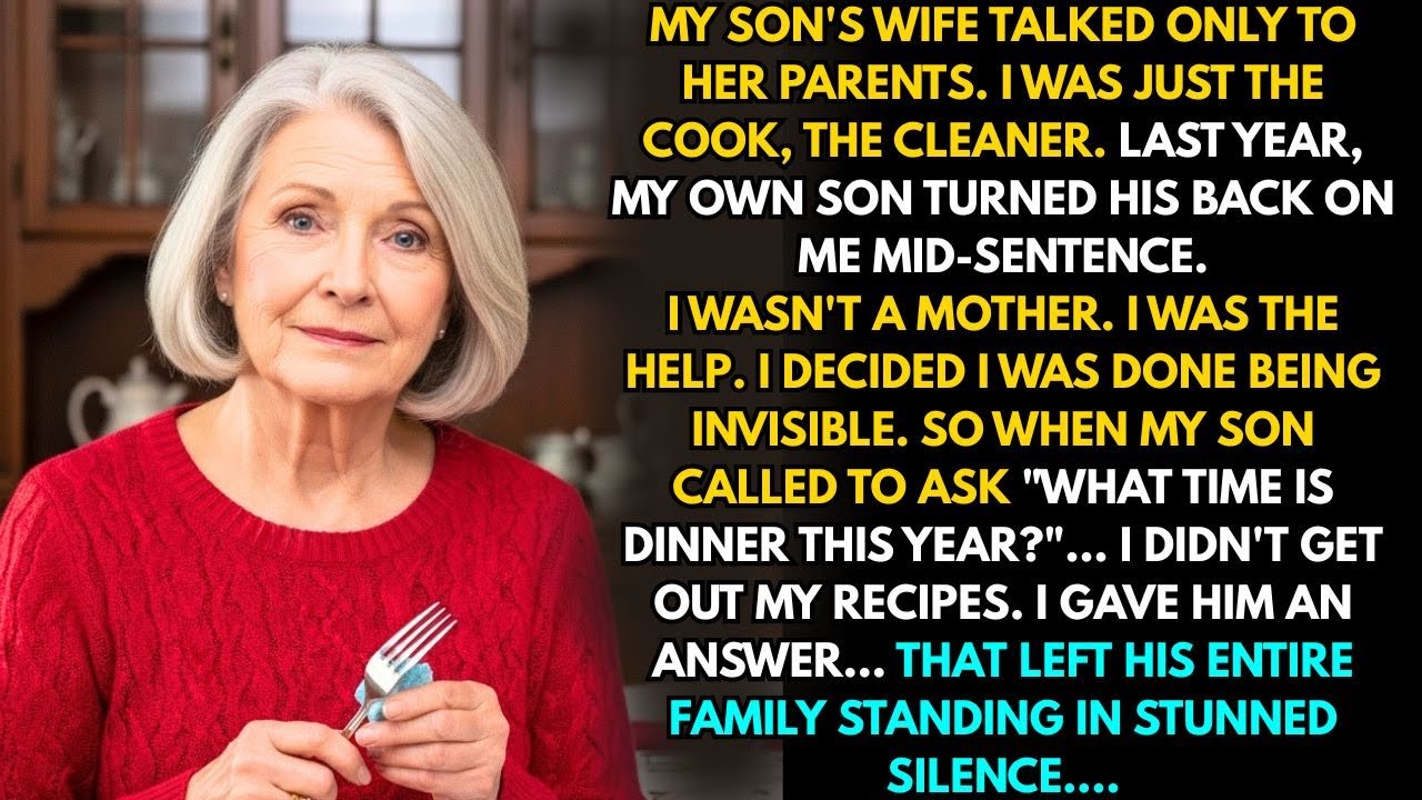My Son's Wife Only Talked to Her Own Parents All Christmas Dinner For the 4th Year in a Row, but...