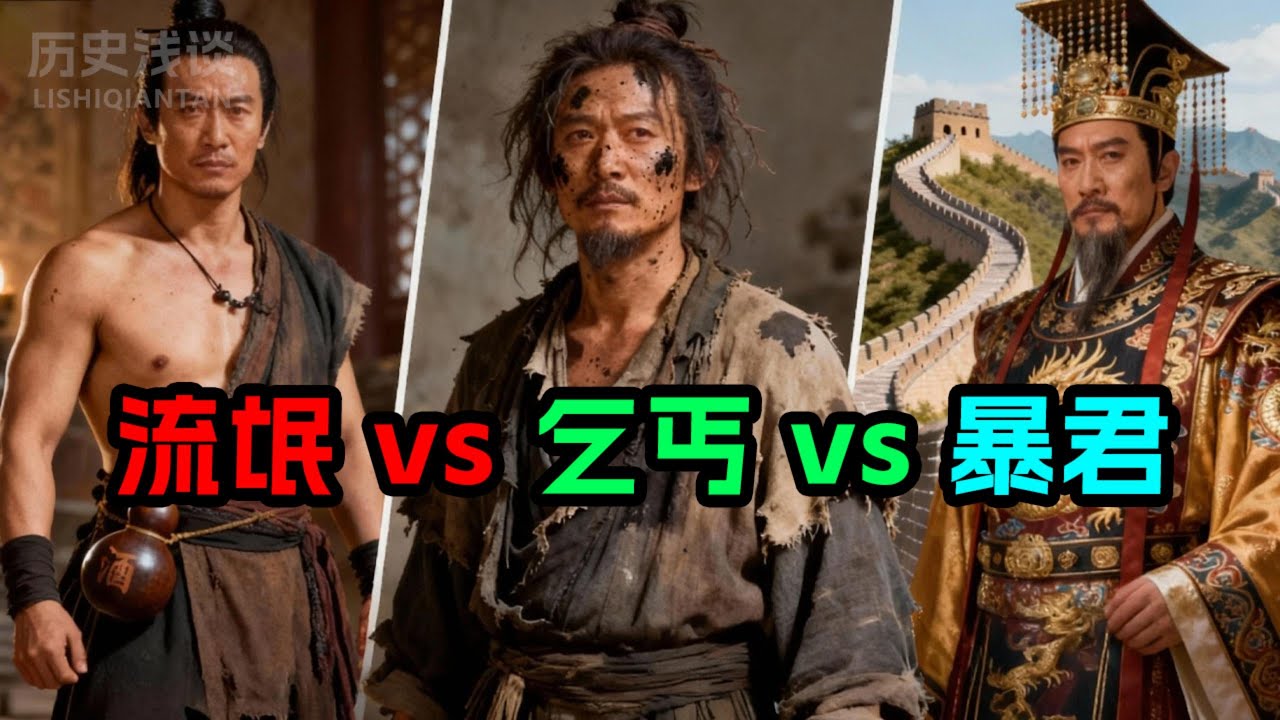 谁才是你心目中的千古一帝？#历史 #以史为鉴 #秦始皇 #刘邦 #朱元璋