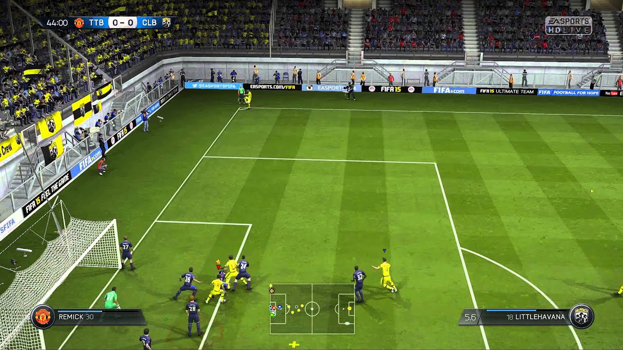 Fifa 15 With TheCrew (A Flying SPEEDYNALDO!)