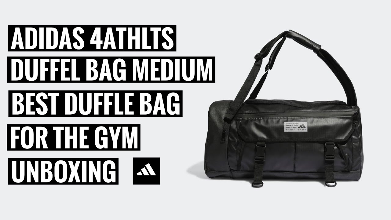 Adidas | 4ATHLTS Duffel Bag Medium | HT4761 | Unboxing Review