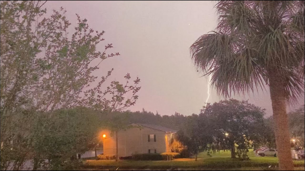 Severe Electrical Storm with Constant Lightning in Florida, June 2023