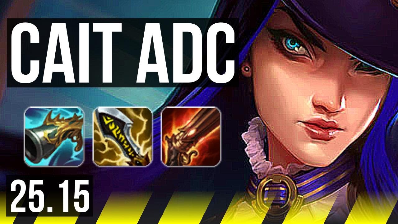 CAITLYN & Bard vs YUNARA & Alistar (ADC) | Legendary, 15/3/3 | KR Challenger | 25.15