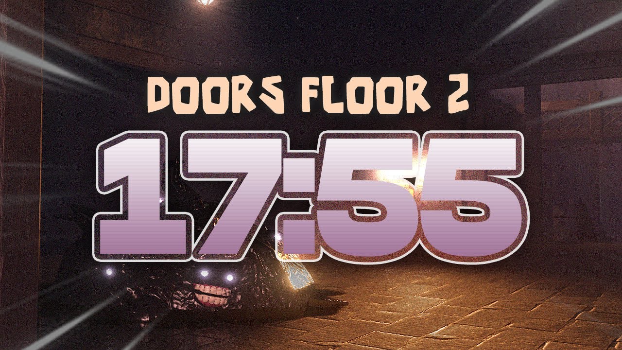 DOORS FLOOR 2 SOLO WORLD RECORD SPEEDRUN IN 17:55 (UNRESTRICTED)