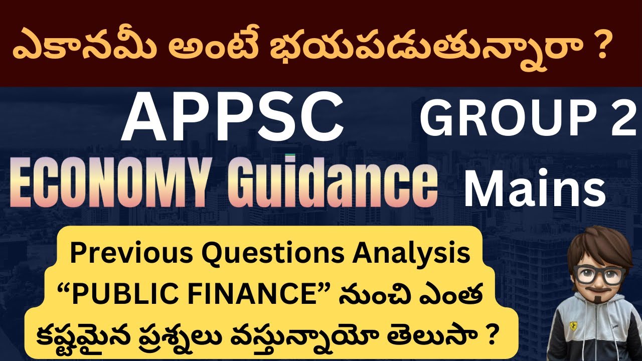 APPSC Group 2 Mains 2025: ECONOMY PYQ ANALYSIS-9 #appsc #group2 #appscgroup2 #latestnewsappsc
