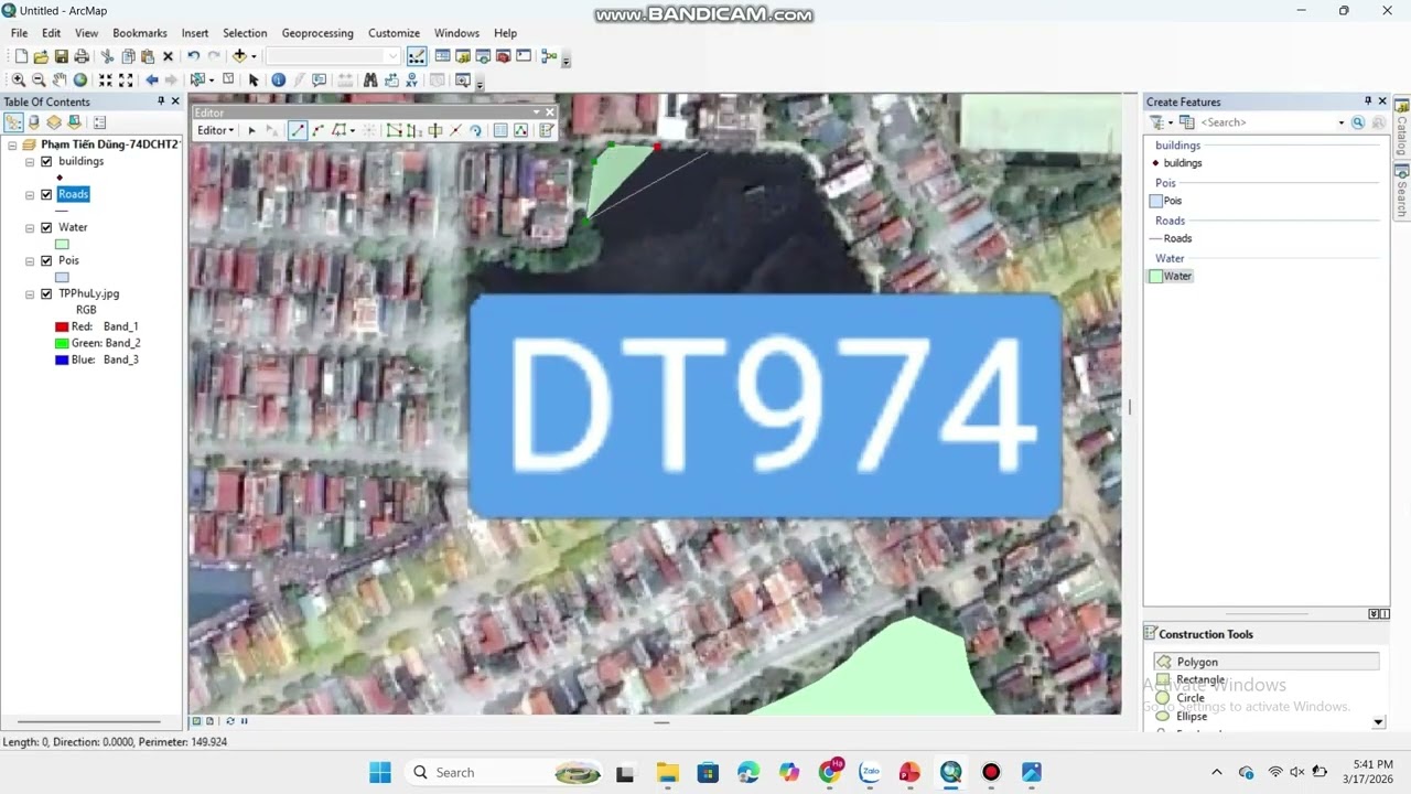 Bài giữa kì GIS -PHẠM TIẾN DŨNG- 74DCHT21- GV : NGÔ VIỆT PHƯƠNG