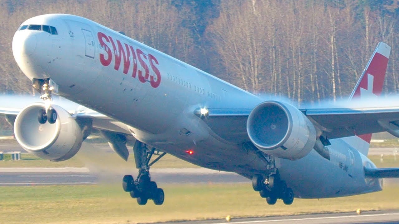Another BUSY RUSH-HOUR and SPECIAL Airbus A340! Zurich Airport Plane Spotting | 4K