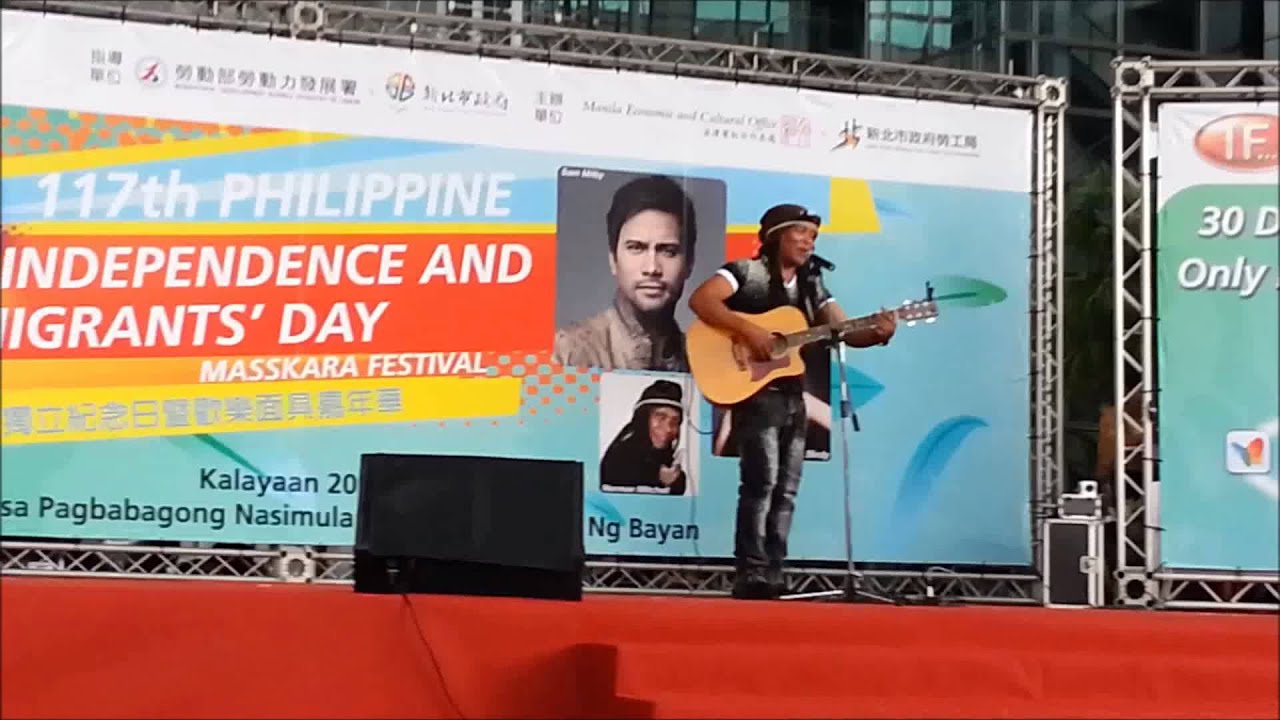 NORMAN MITCHELL @ 117th PHILIPPINE INDEPENDENCE and MIGRANTS' DAY in TAIPEI,  TAIWAN