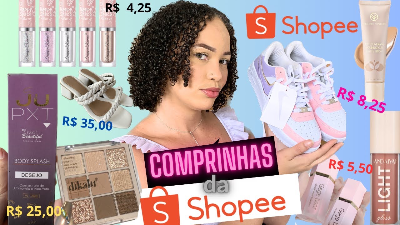 COMPRINHAS DE MAKE BARATA DA SHOPEE | Choice official shop  . #shopee #comprinhas #makes