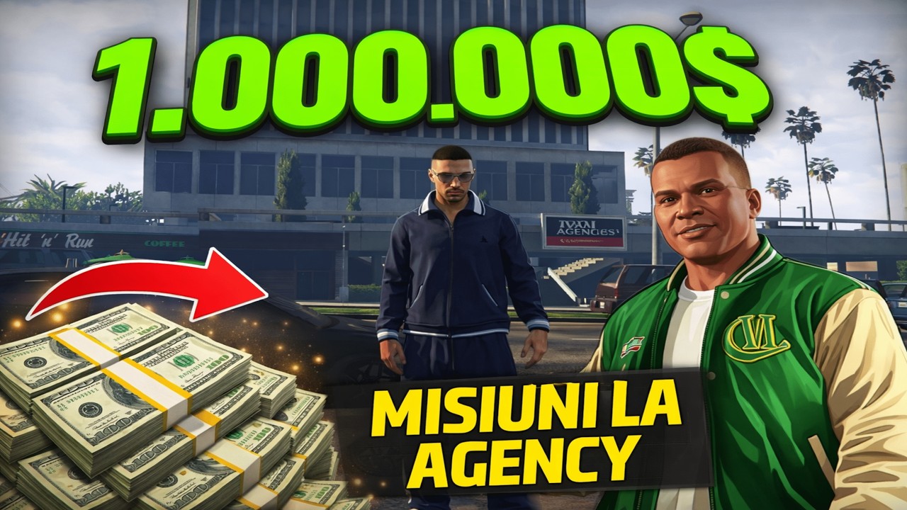 Am făcut 1.000.000$ din Misiunile lui Franklin! 💰 Agency Business | GTA Online