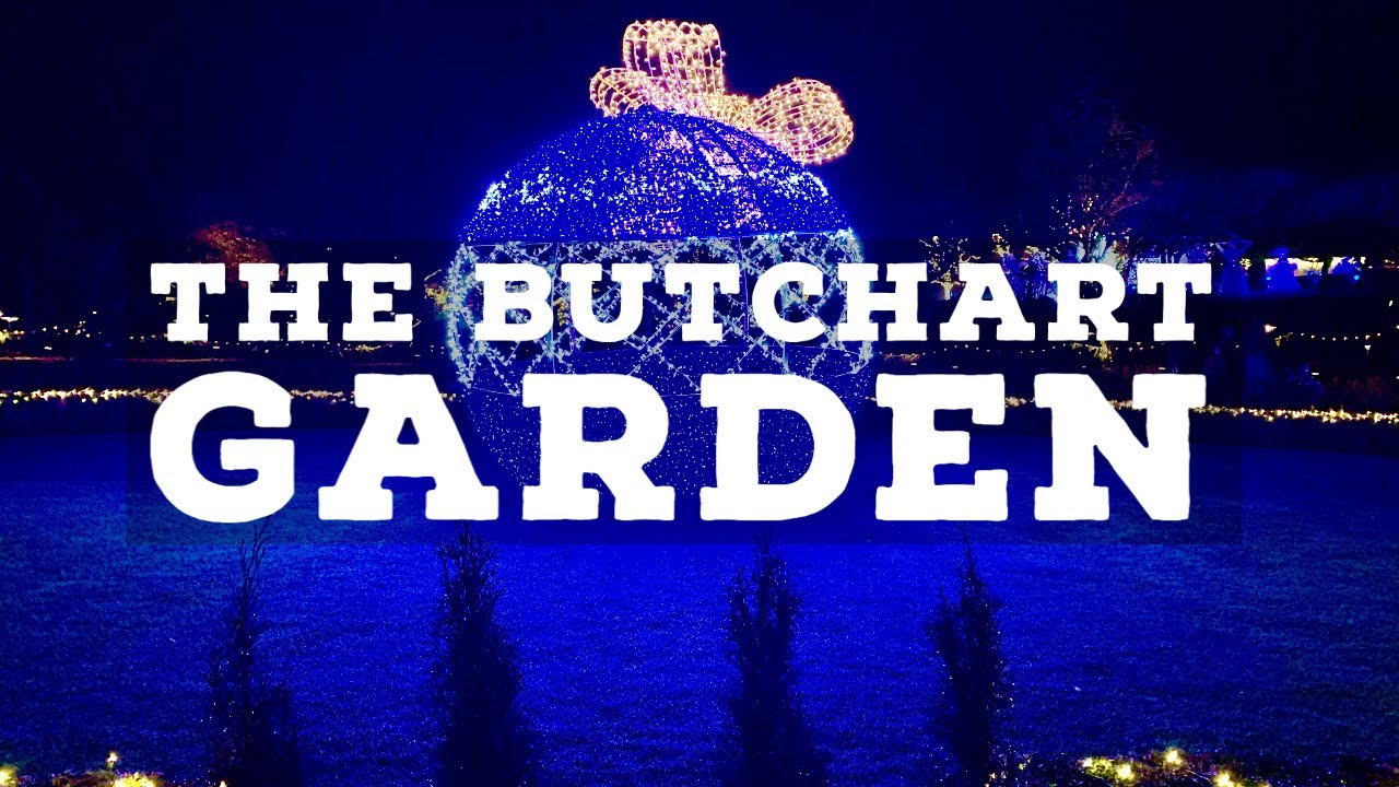 The Butchart Garden Christmas Light Decorations in VICTORIA, CANADA WALKING TOUR - HIDDEN GEM [4K]
