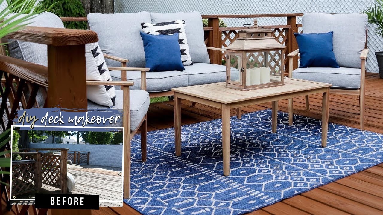 Easy DIY Deck & Backyard Makeover (In ONE Weekend)!
