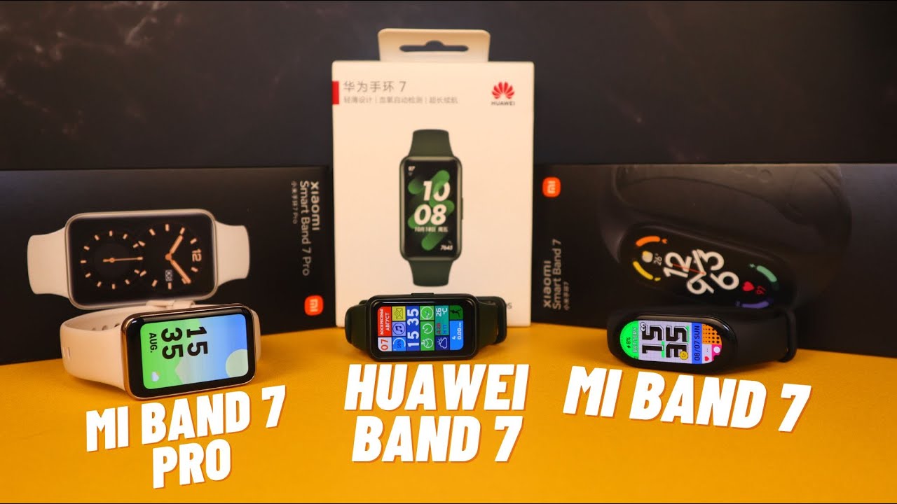 СРАВНЕНИЕ: MI BAND 7 PRO VS MI BAND 7 VS HUAWEI BAND 7 │ВЫБИРАЕМ ЛУЧШИЙ ФИТНЕС БРАСЛЕТ 2022 ГОДА