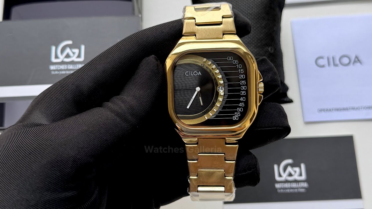 Ciloa 513 Gold Black | Ciloa New Release | Unique Watch | Unique Design Watch | Latest Model