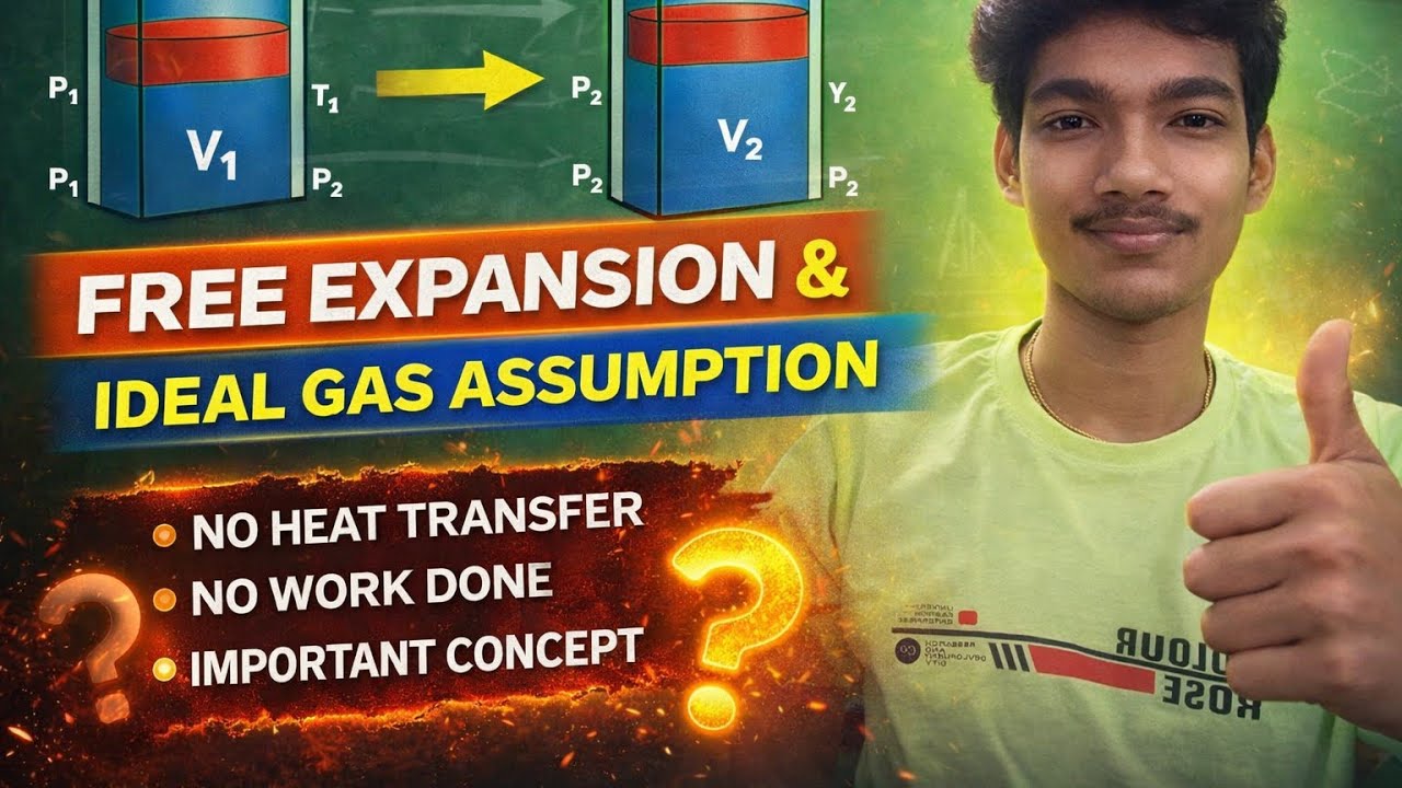 Free Expansion & Ideal Gas Assumption Explained | Thermodynamics | Mechanical Engineering
