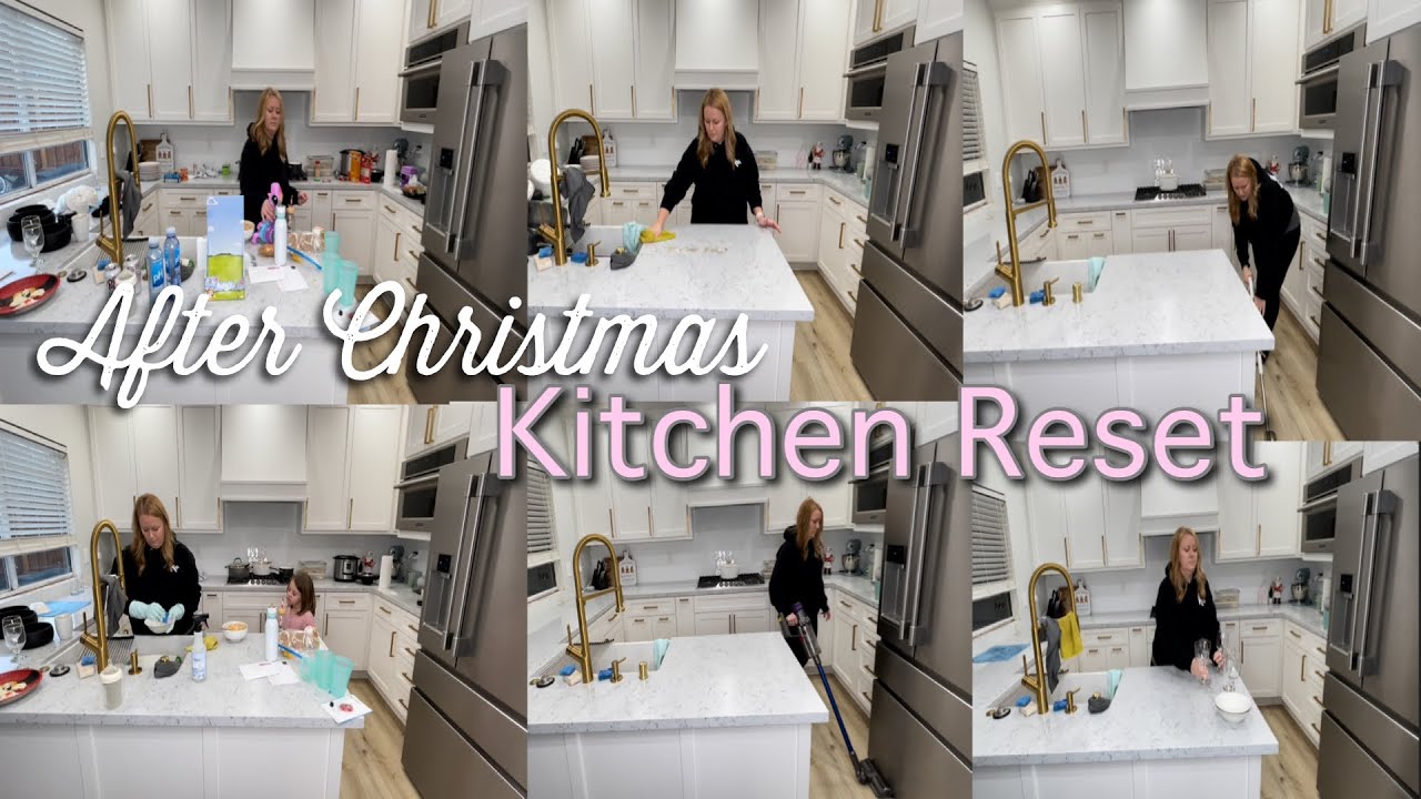 After Christmas Kitchen Reset | Clean With Me | Cleaning Motivation