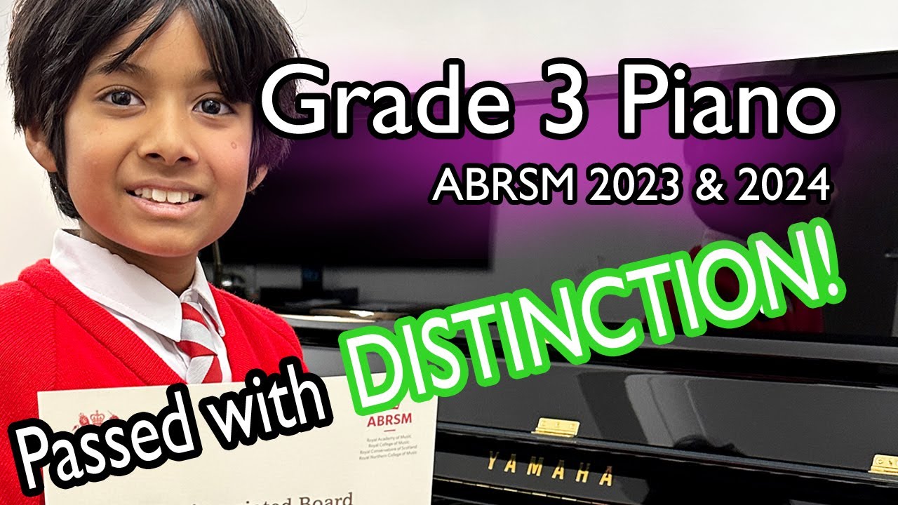 ABRSM Grade 3 Piano Distinction Sounds Like THIS!!! 2023 2024 Exam Pieces!
