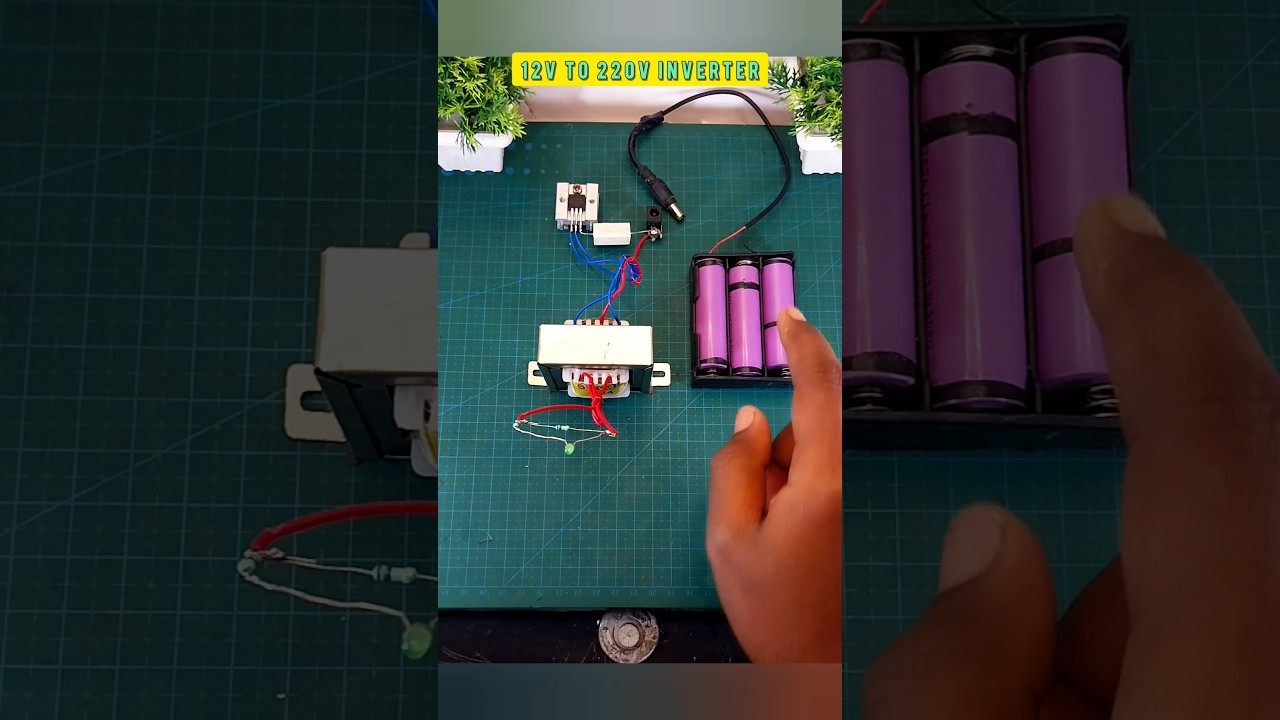 Inverter Circuit Diagram 12v to 220v homemade inverter 12v to 220v