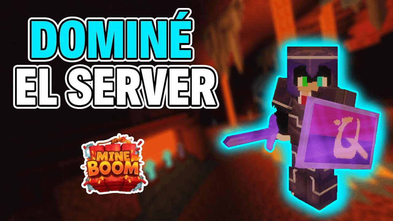 Asi DOMINE un servidor de MINECRAFT PvP | BoomPvP💥🔥