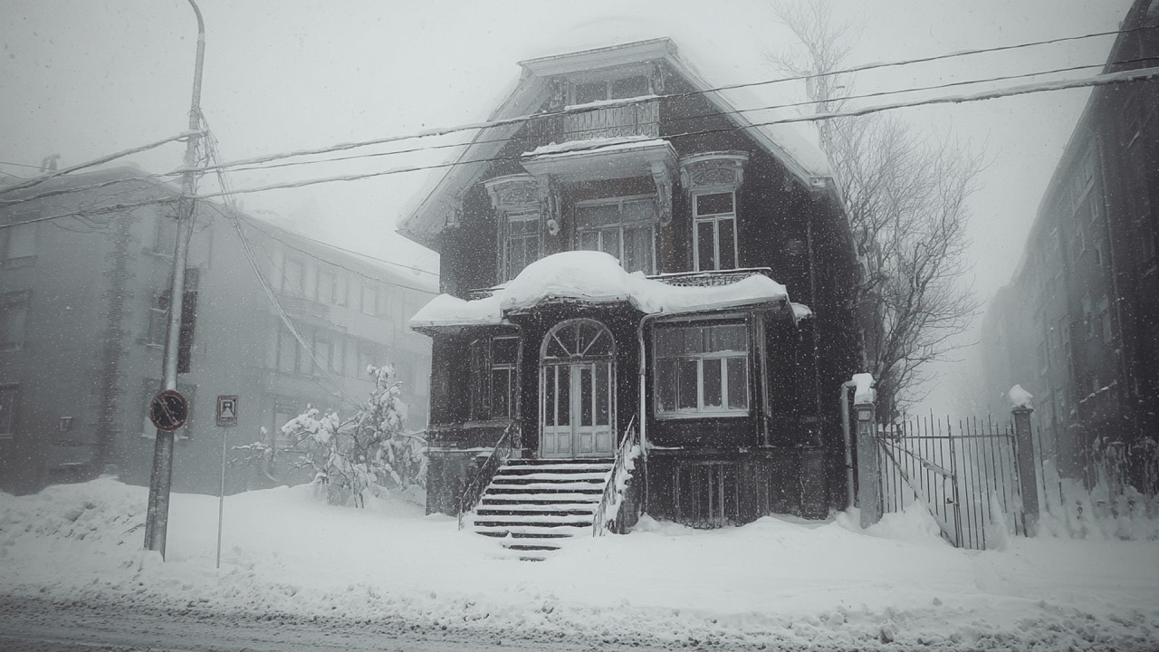 Mighty Blizzard Sounds for Sleeping in a Frosty City┇Heavy Howling Wind & Epic Snowstorm Sounds