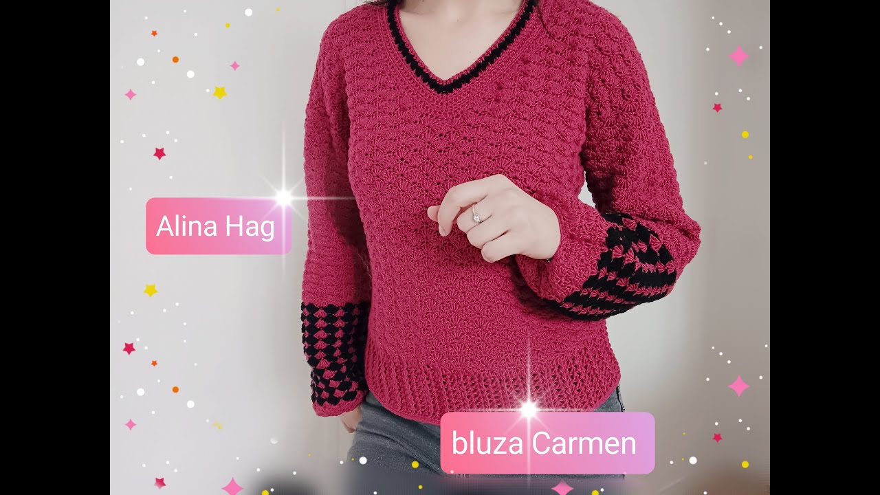 bluza CARMEN (crochet blouse)