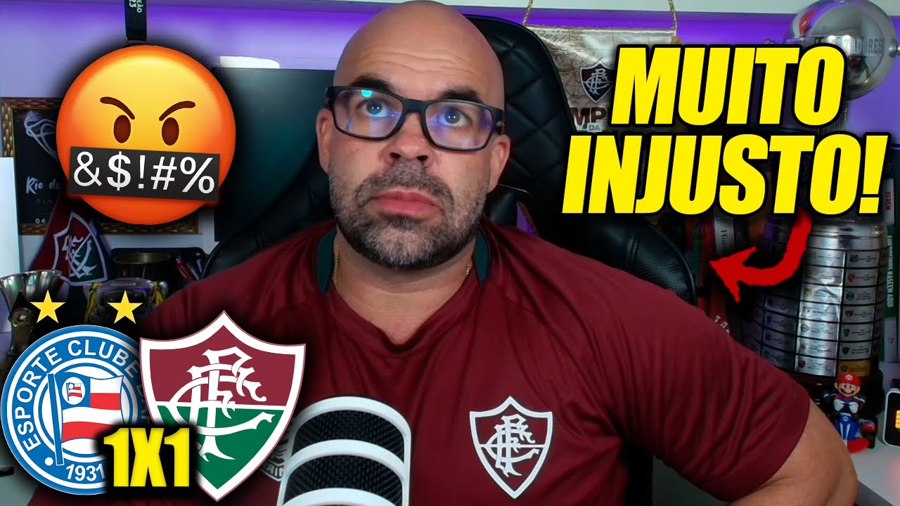 REAÇÕES do DEZÃO, do SENTIMENTO TRICOLOR no APITO FINAL - BAHIA 1x1 FLUMINENSE - BRASILEIRÃO 2026