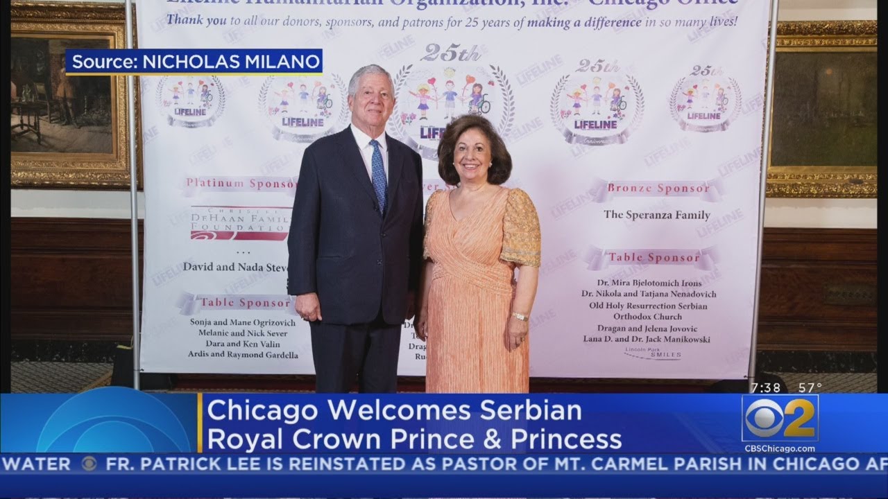 Chicago Welcomes Serbian Royal Crown Prince, Princess