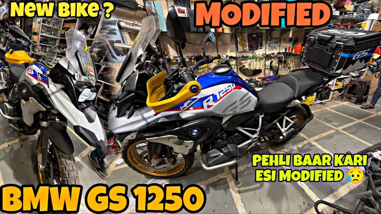BMW GS 1250 Pehli baar kari is tarah ki Modification | Tour ke liye ready | TopBox | @rajubhaiskd