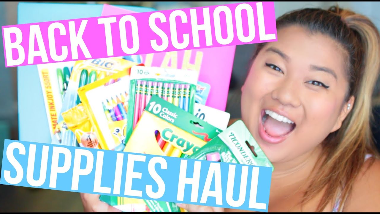 BACK TO SCHOOL SUPPLIES HAUL + HUGE GIVEAWAY!!