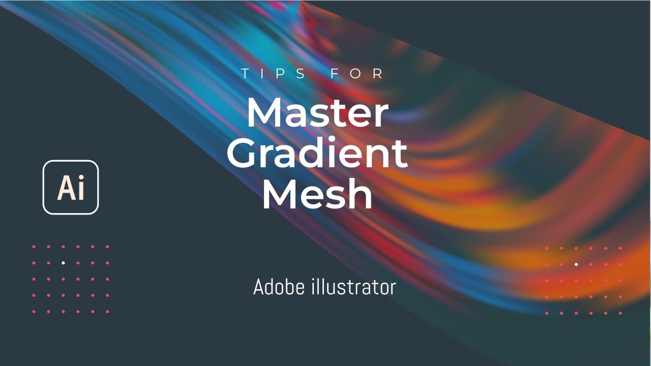 Master Gradient Mesh + Envelope Distort in Illustrator | Advanced Design Tricks 2025