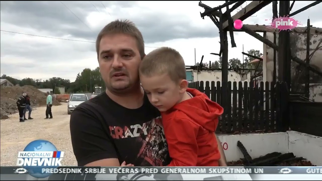 Pink TV - Nacionalni dnevnik - Vrtić Sunce u Gornjem Milanovcu nestao u vatrenoj stihiji