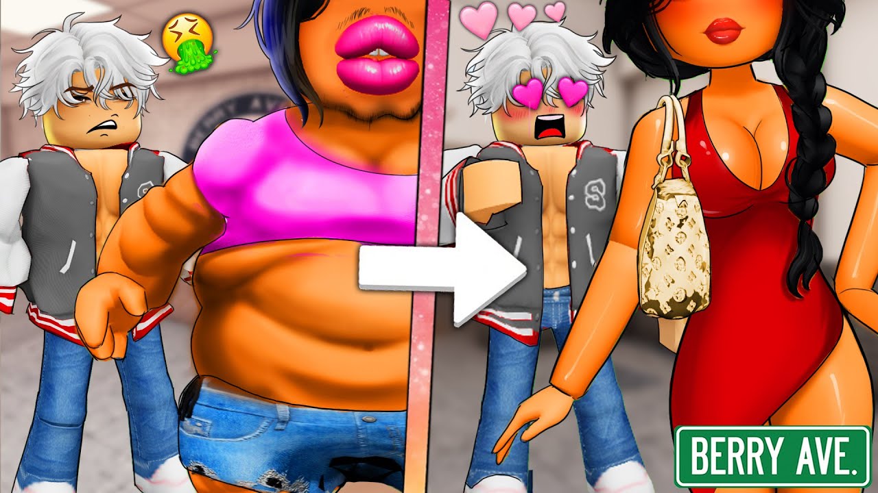 My CRUSH REJECTED me! Then I became a BADDIE... | Berry Avenue Story
