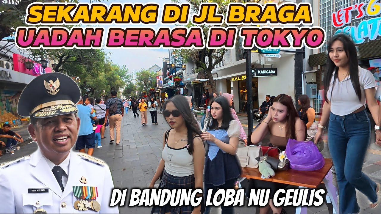 TAK DISANGKA❗BRAGA DI ERA KANG DEDI MULYADI SANGAT BERSIH DAN BANYAK MOJANG BANDUNG YG BENING😍😍😍