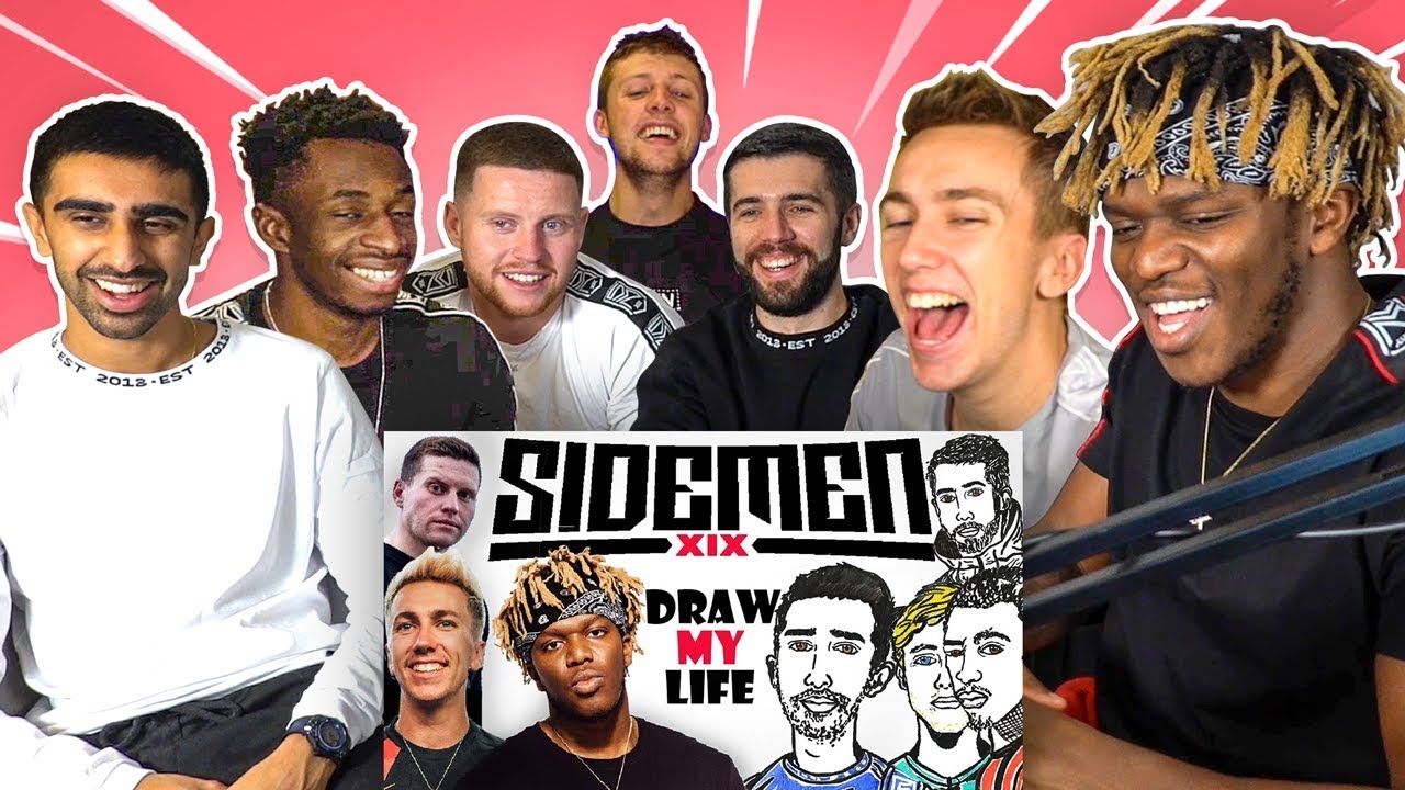 SIDEMEN REACT TO DRAW THEIR LIFE