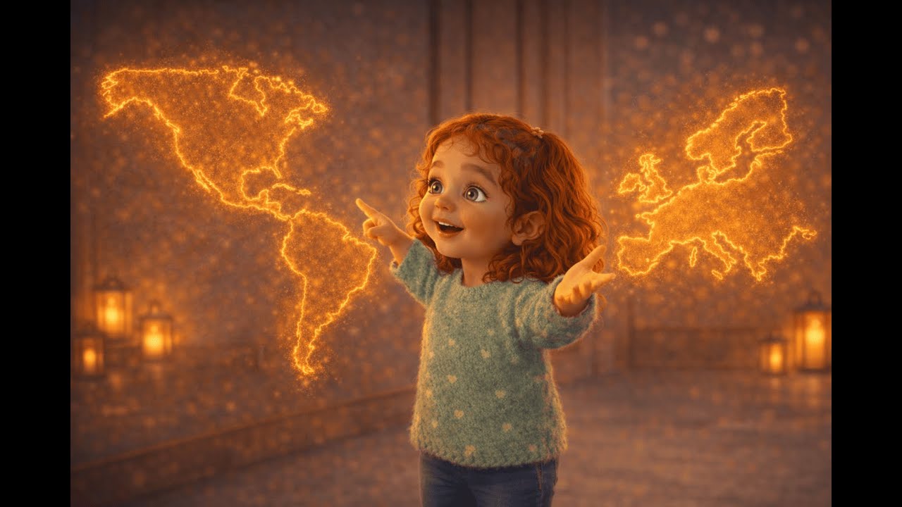 ¿Dónde vivimos? 🌍 Descubrimos los continentes del mundo | Aprende con Fernanda