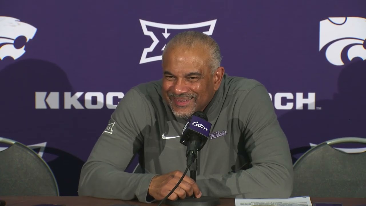 Jerome Tang Postgame Press Conference following first Big 12 win over Utah