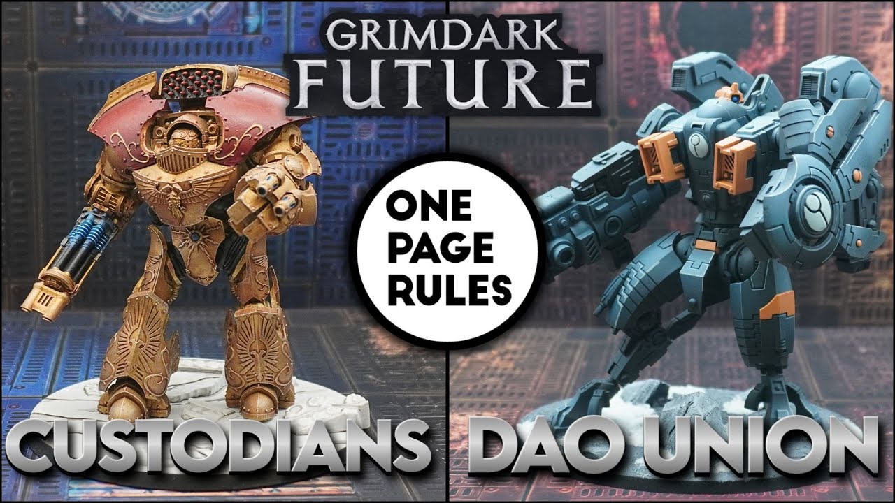 DAO Union v. Custodians, Grimdark Future, 3000 pts.