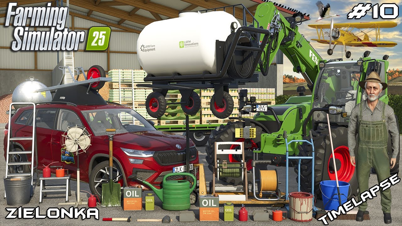 ПОКУПКА НОВОГО ОБОРУДОВАНИЯ ДЛЯ ФЕРМЫ И ПРОДАЖА ПРОДУКЦИИ | ZIELONKA | Farming Simulator 25 | Эпи...