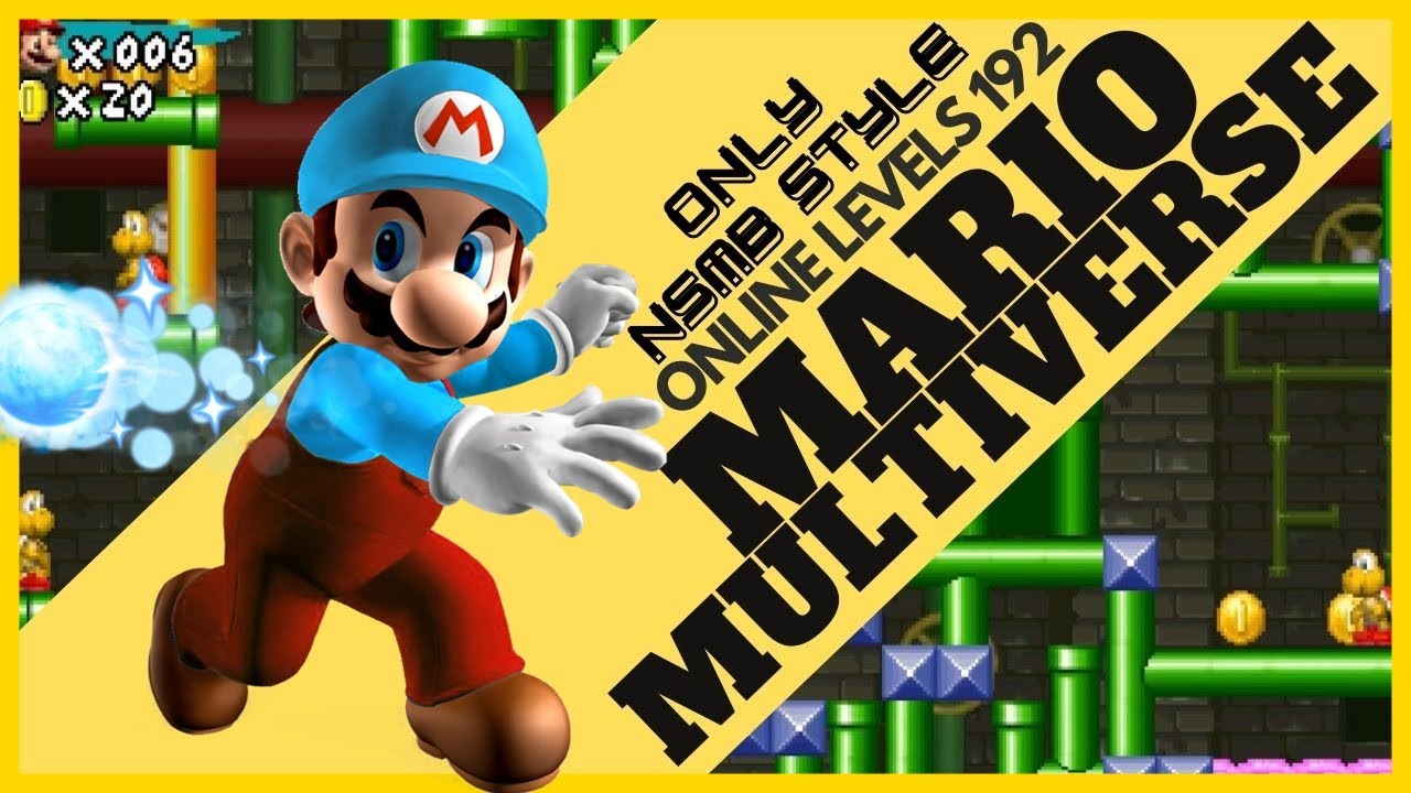 (ONLY NSMB THEME STYLE) MARIO MULTIVERSE v 7.1 - ONLINE LEVELS 192