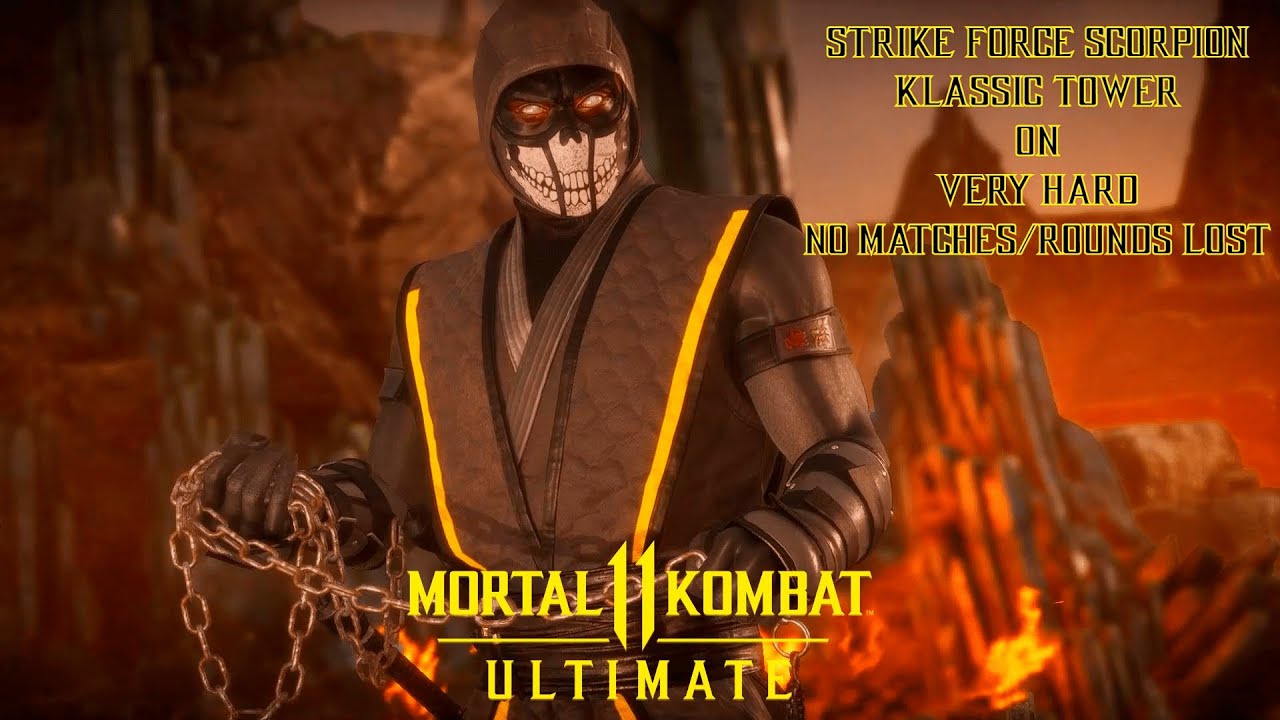 Mortal Kombat 11 Ultimate &mdash; Strike Force Scorpion Tower на очень сложном уровне сложности. Нет ни...