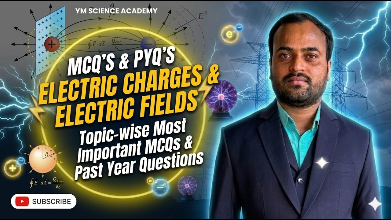 01 Electric charges and Electric fields MCQ and PYQ