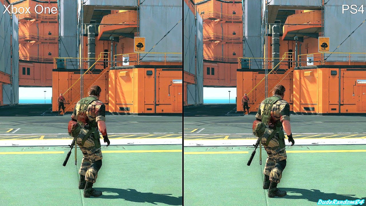 Metal Gear Solid 5 The Phantom Pain PS4 Vs Xbox One Graphics Comparison
