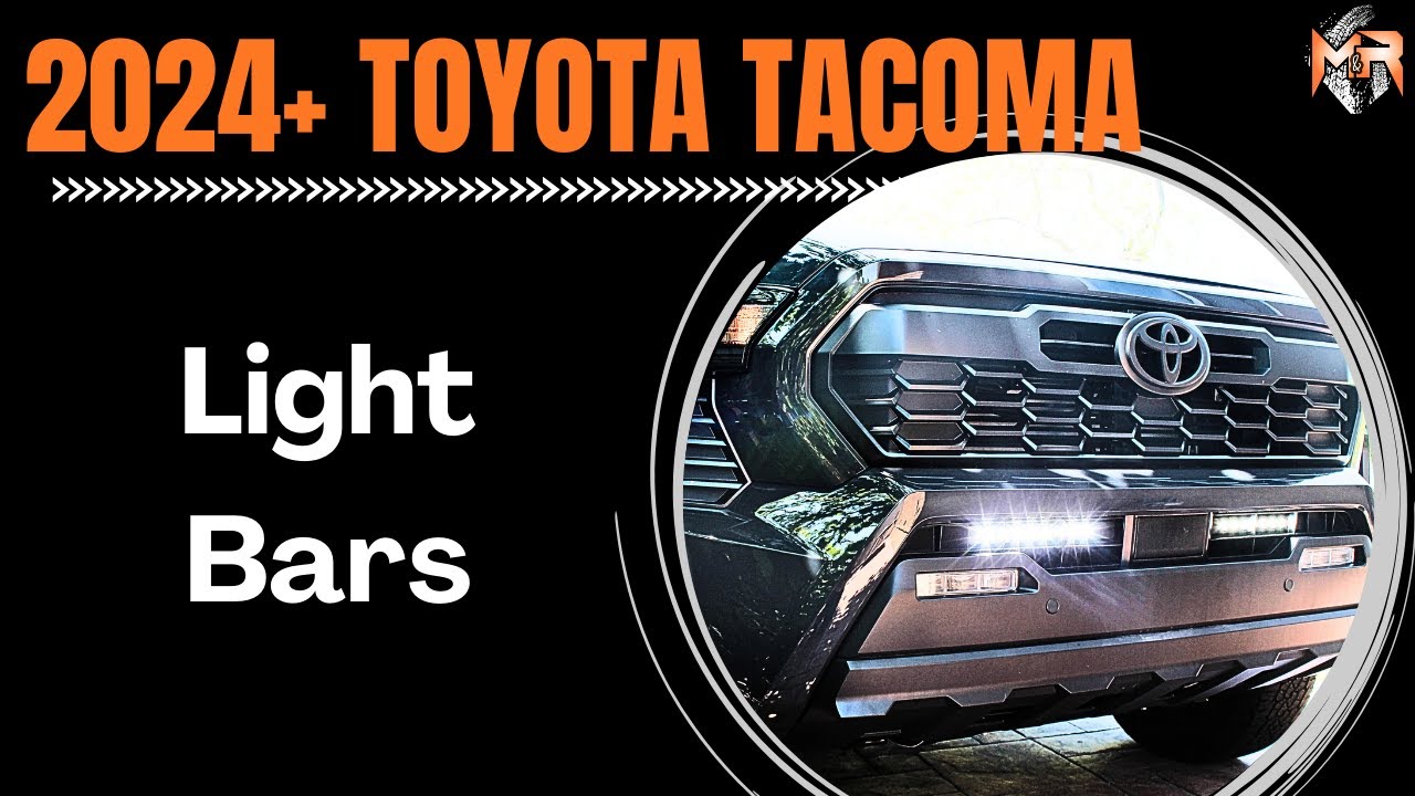 Полная установка светодиодных балок Toyota Tacoma 2024 года | M&R Automotive