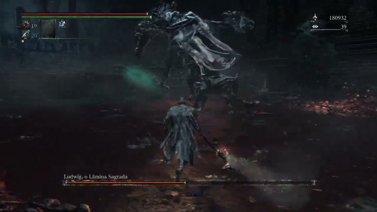 Bloodborne Blood-Drunk Hunter(boom hammer) vs Ludwig