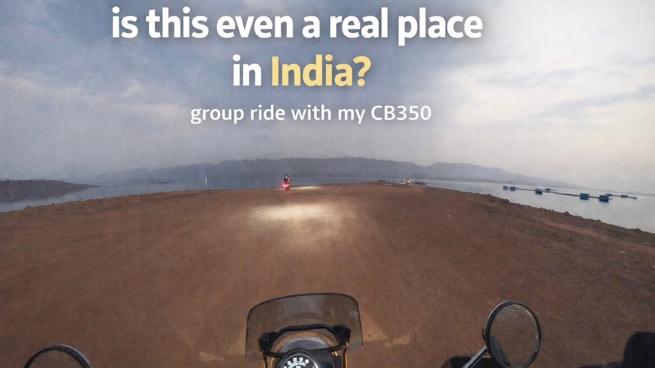 Is this a real place in India? | Group ride | Cruising + Off-road | CB350 | 4k Quality