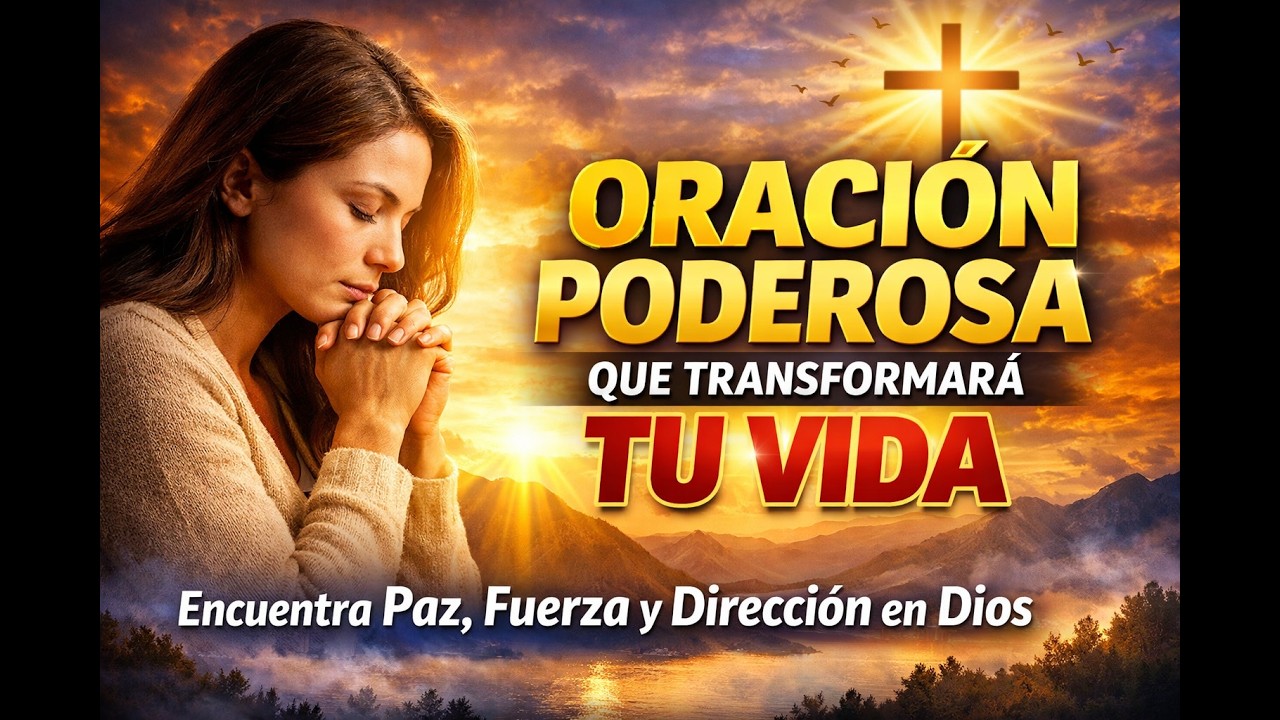 ORACIÓN PODEROSA QUE TRANSFORMARÁ TU VIDA | Encuentra Paz, Fuerza y Dirección en Dios