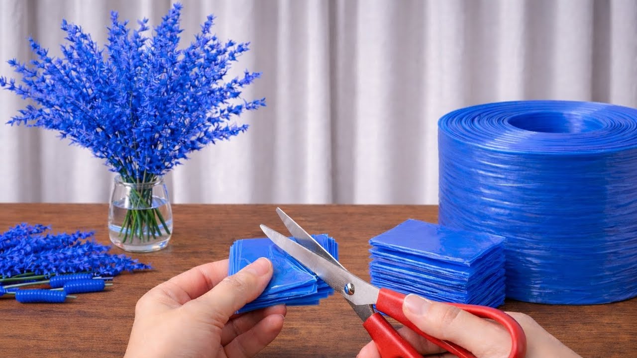 How to make Realistic Plastic bag Flowers at Home | Simple DIY Tutorial#diy #plasticbagcraft #art